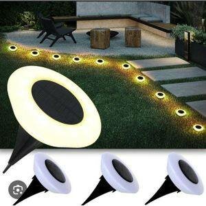 Lumières enterrées solaires extérieures