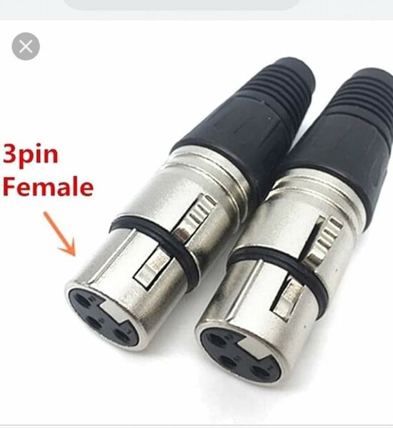 Connecteur XLR 3 broches femelle