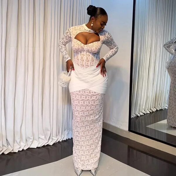 Jolie robe sexy en dentelle pour femmes