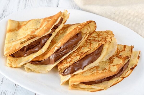 Crêpes au chocolat délicieuses