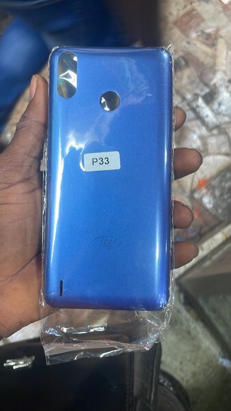 Coque arrière bleue pour P33