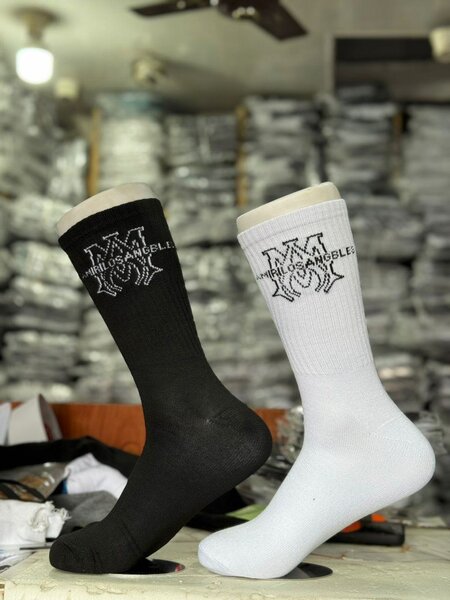 Chaussettes Hautes Noir et Blanc