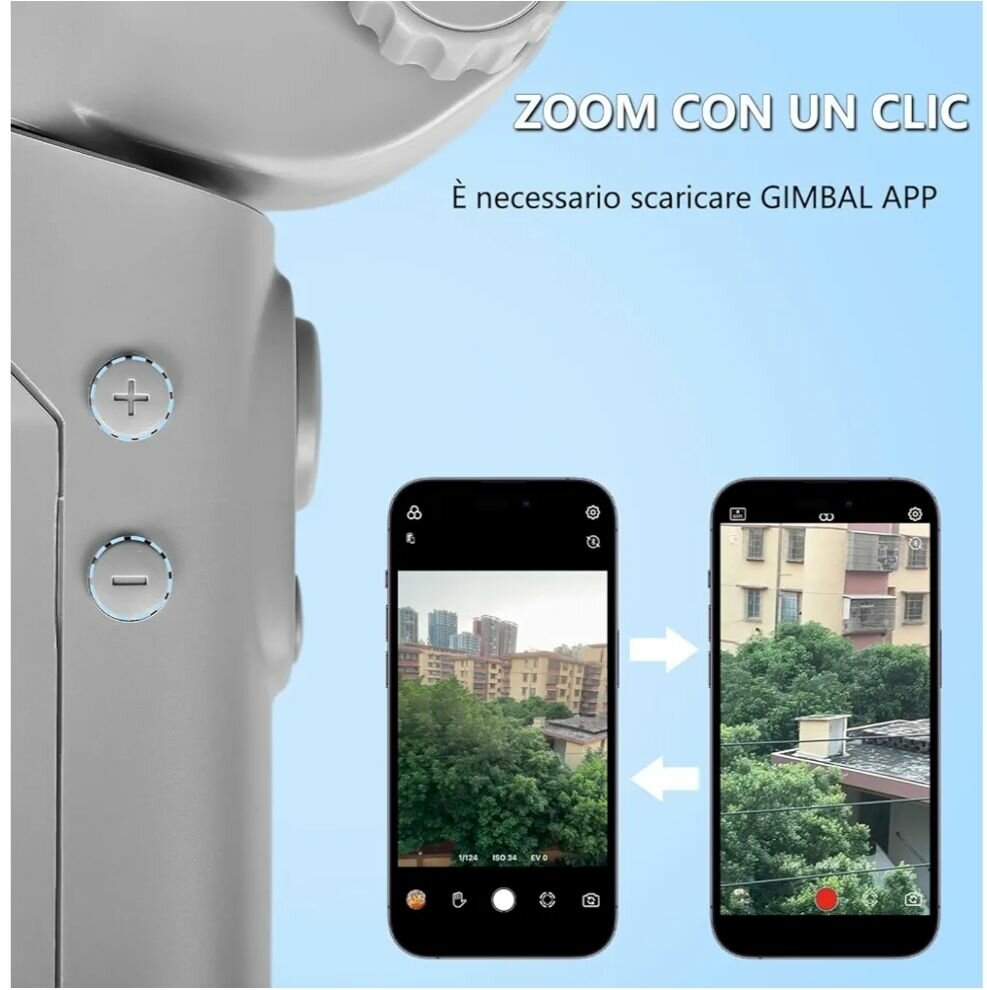 Support Gimbal Smartphone Pliable