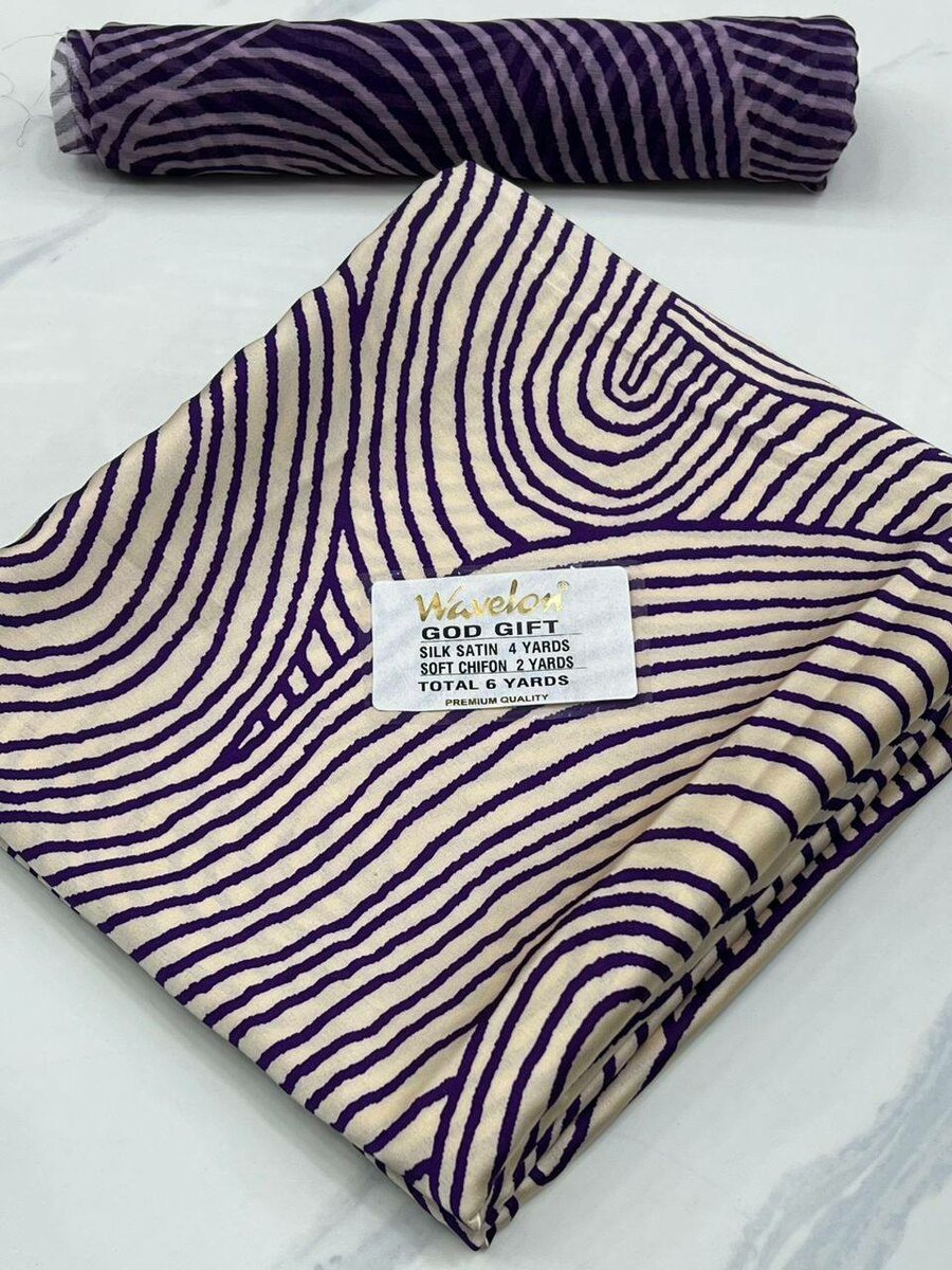 Tissu Satin de Soie 6 Yards