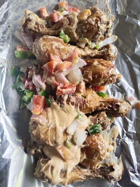 Poulet grillé savoureux