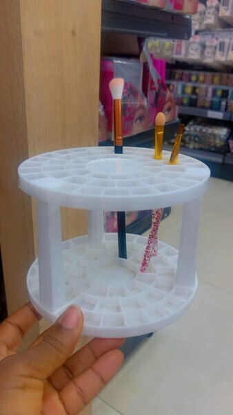 Support pinceaux maquillage rond