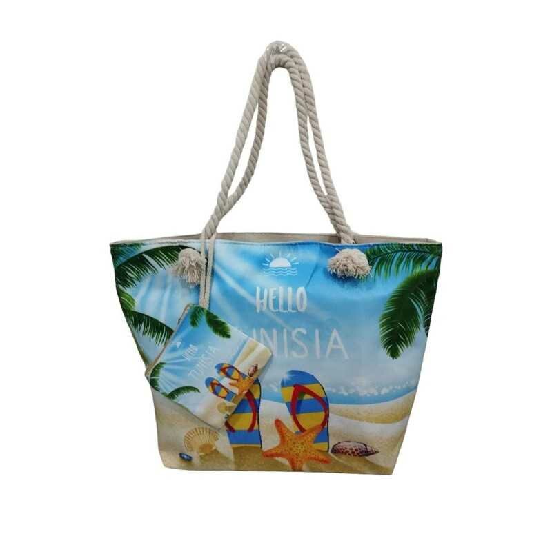 Sac de plage imprimé été
