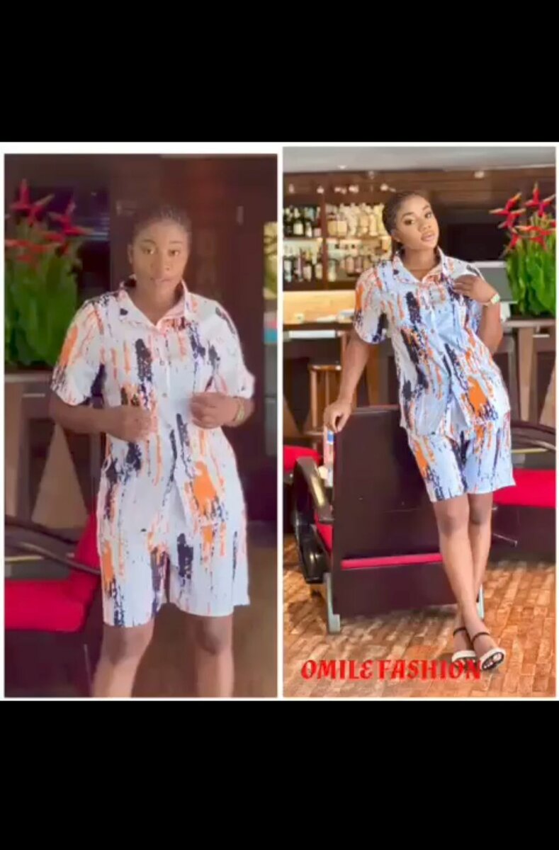 Ladies top and down available