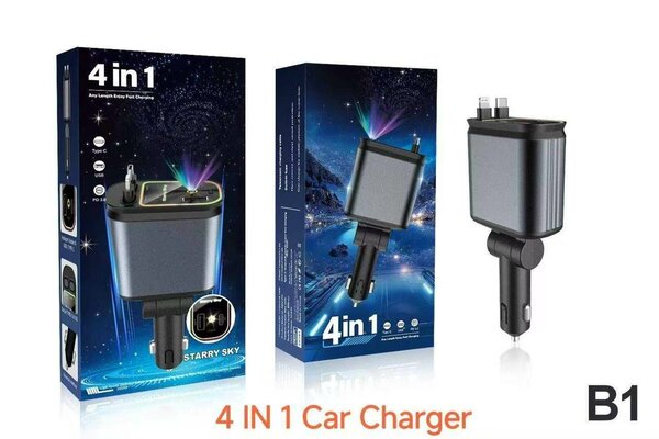 Chargeur de Voiture 4 En 1