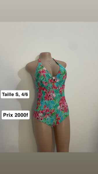 Floral Halter Swimsuit