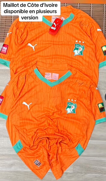 Maillot Côte d'Ivoire Équipe