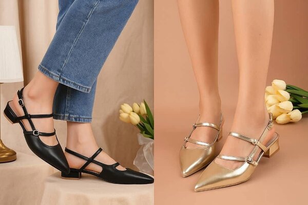 Sandales à talons ouverts élégantes pour femmes