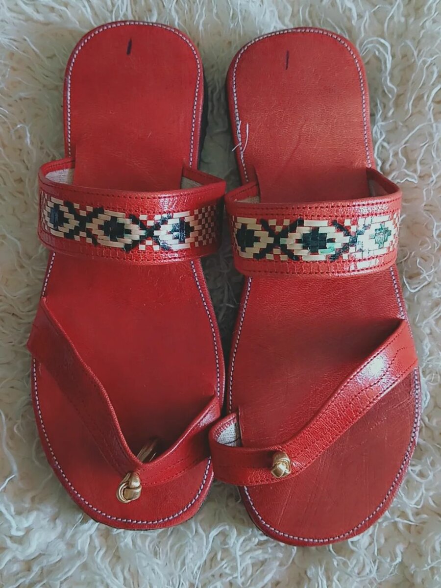 Sandales en cuir artisanales