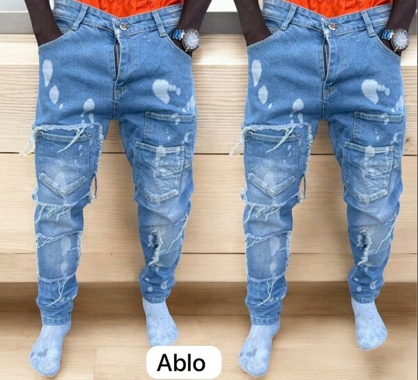 Jean cargo homme tendance