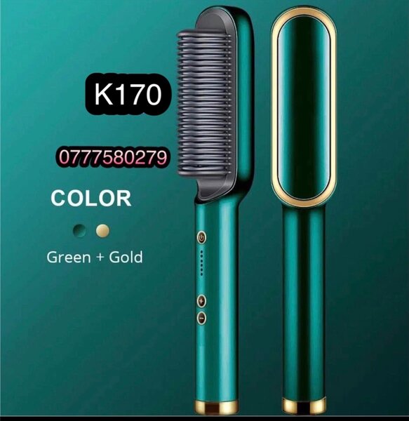 Natural hair hot comb brush