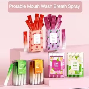Sachet mouthwash