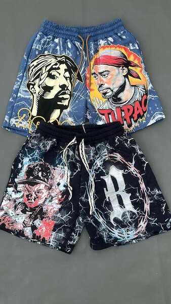 Shorts imprimés graphiques uniques