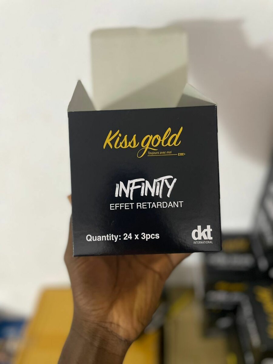 4 Préservatifs kiss Gold
