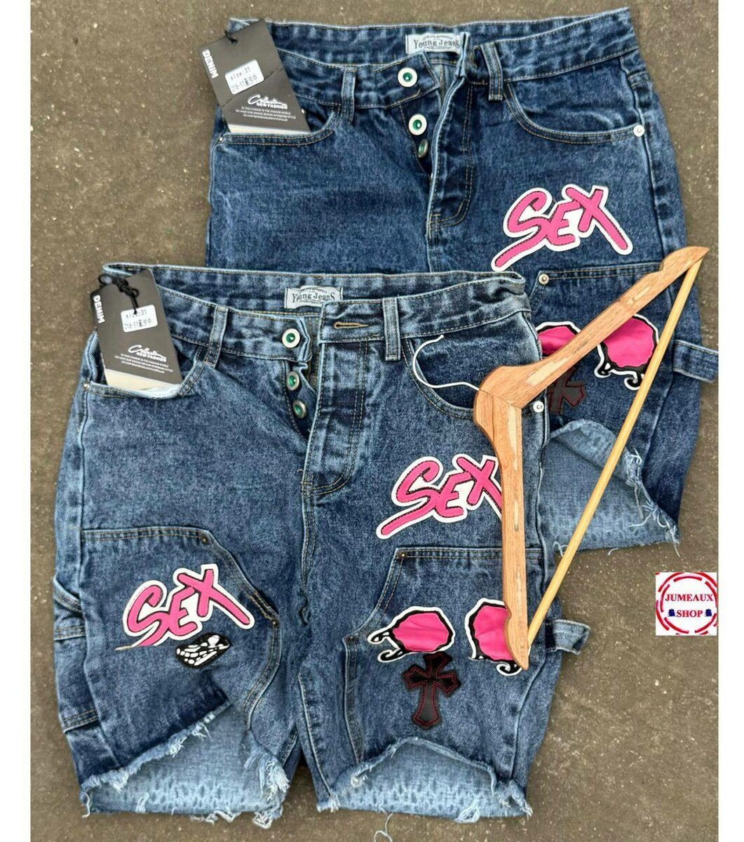 Shorts en jean décontractés