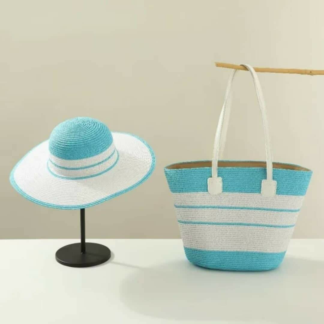 Set Chapeau et Sac Plage Stylé