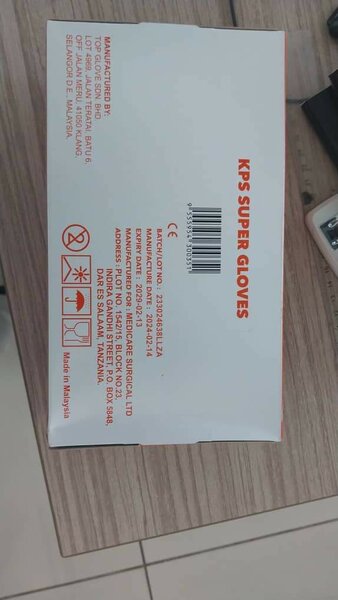 Nitrile & white powder free gloves