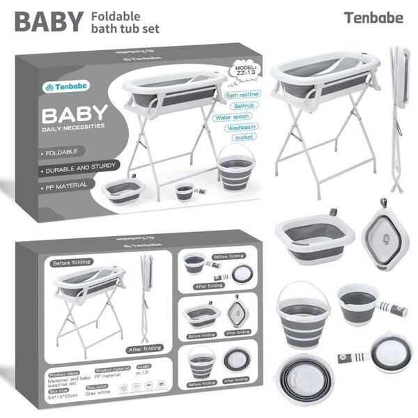 Baignoire Pliante Bébé Tenbabe