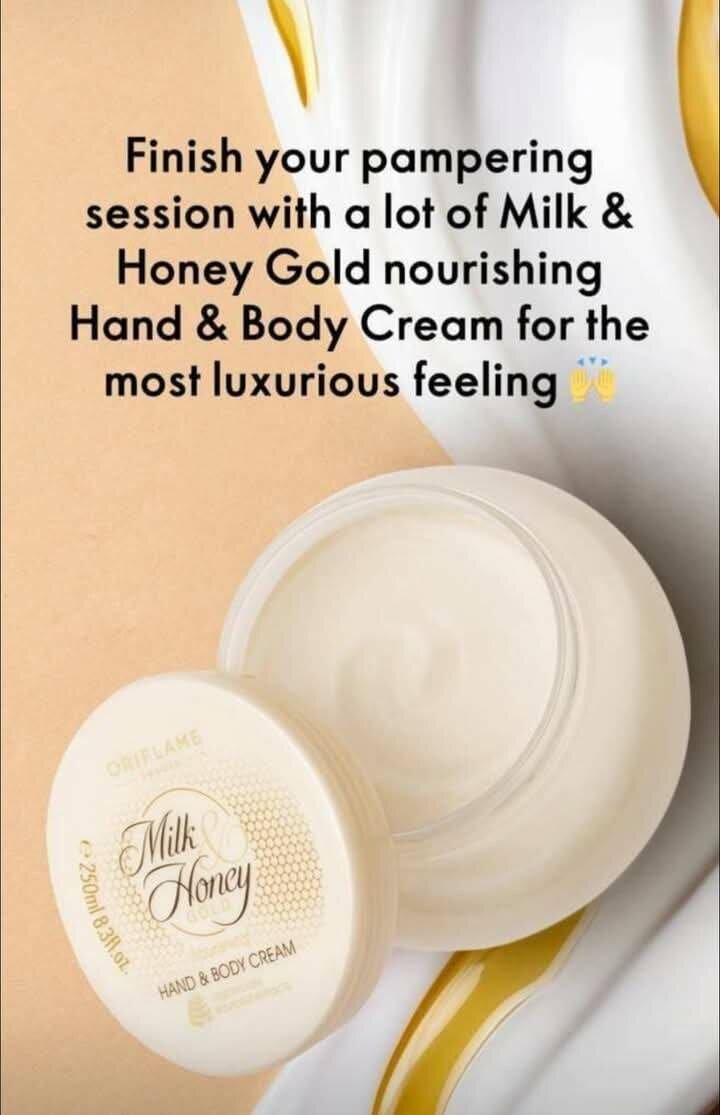 Oriflame Milk and Honey Gold Hand and Body Cream