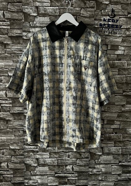 Chemise à carreaux homme