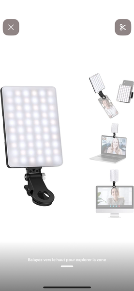 Lampe Vidéo LED avec Clip