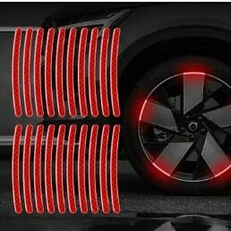 Autocollants réfléchissants pour roues