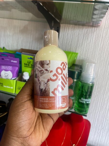 Goat milk body lotion