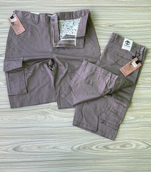 Two sided pocket khaki shorts