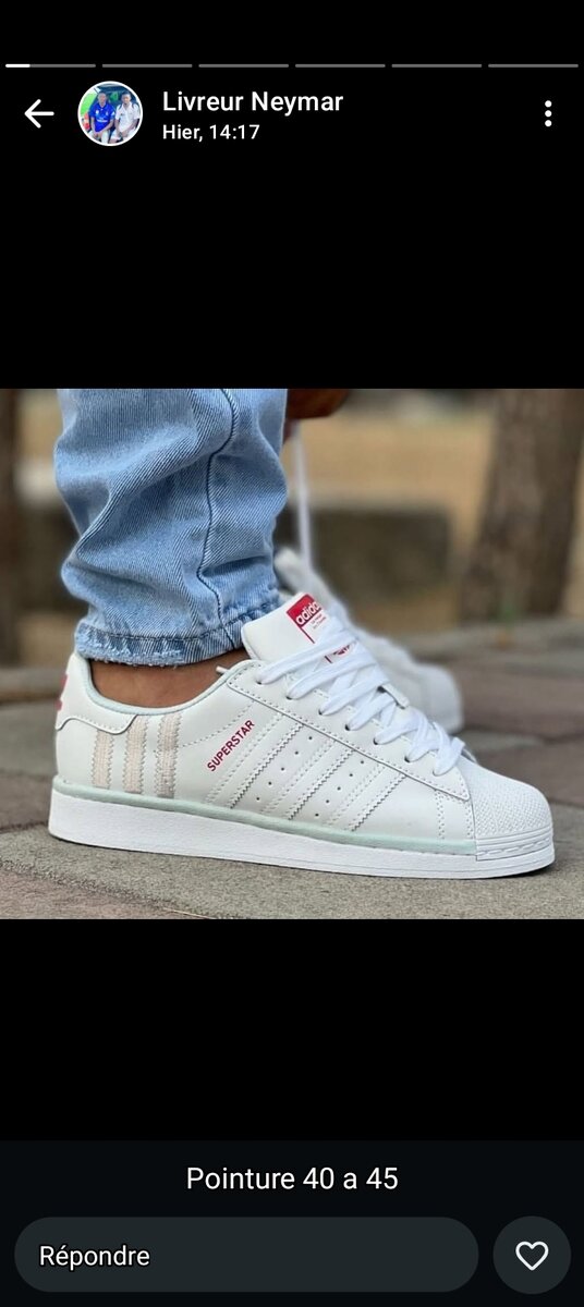 Baskets blanches Superstar