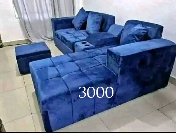L shaped sofa available