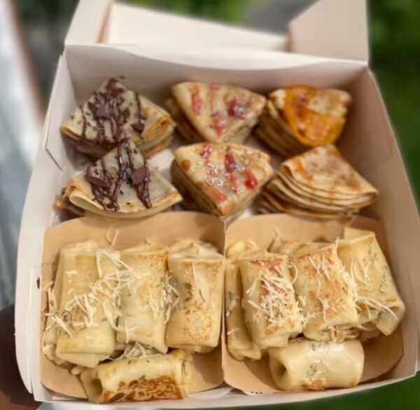 Crêpes à la vanille