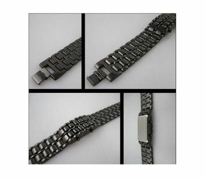 Montre LED Bracelet Métal