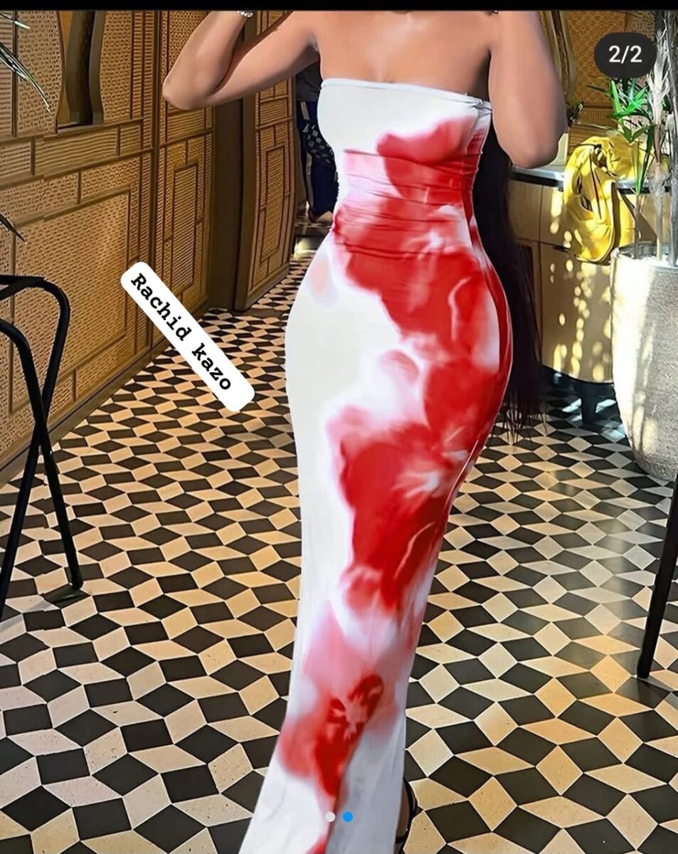 Robe longue élégante femme