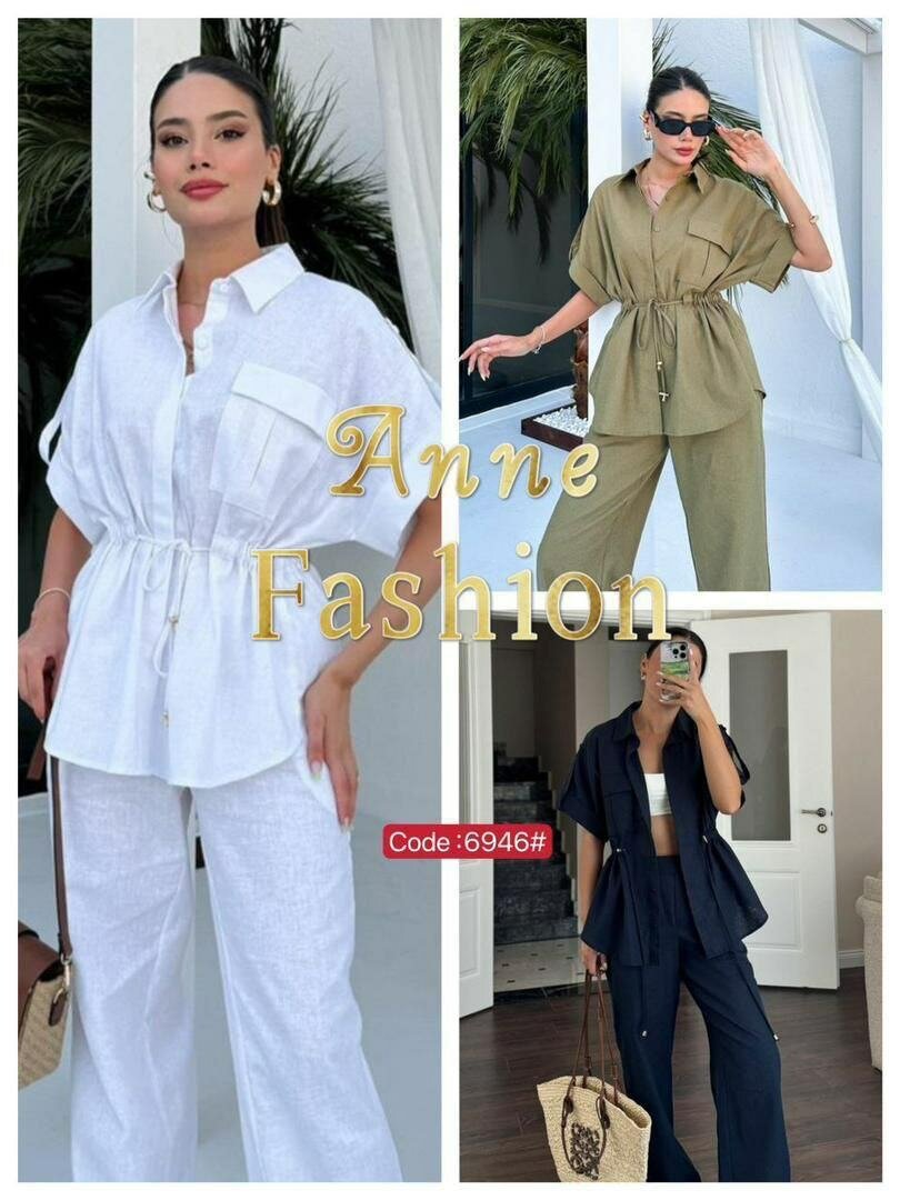 Complet dame lin cassé