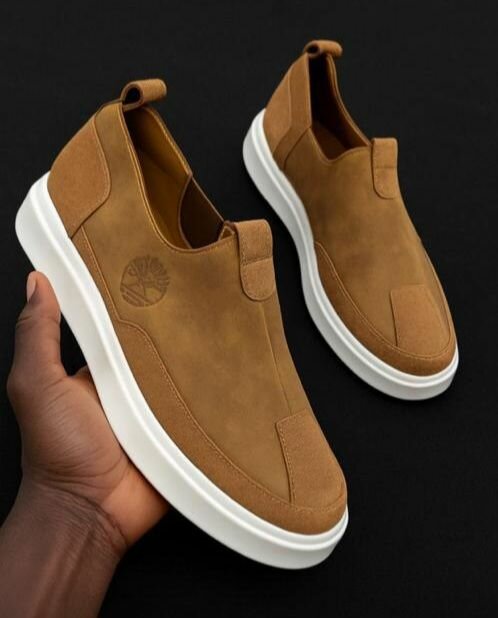 Chaussures slip-on en cuir