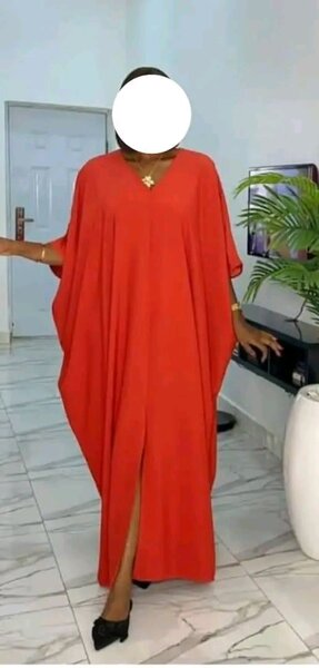 Robe kaftan élégante rouge