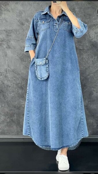 Robe en jeans