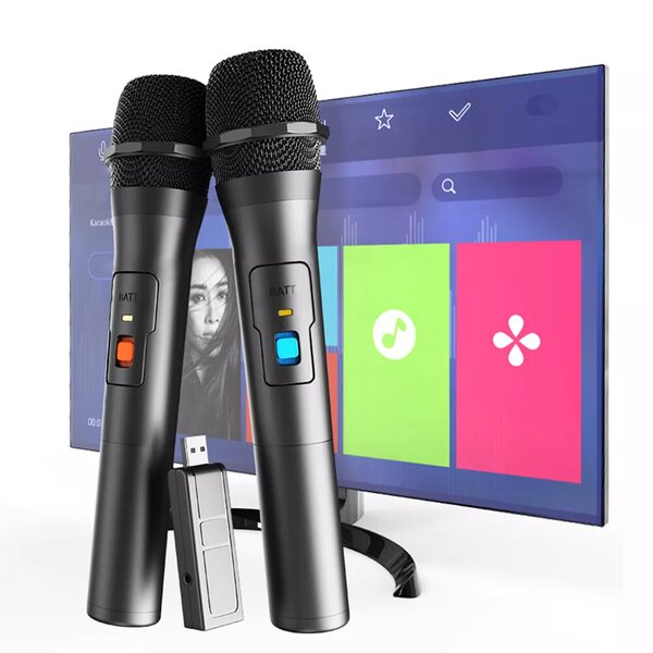 Microphones sans fil USB karaoké