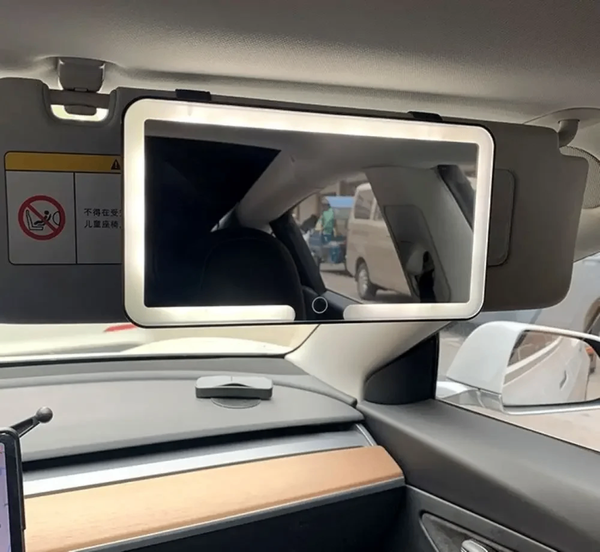 Miroir de voiture éclairé LED