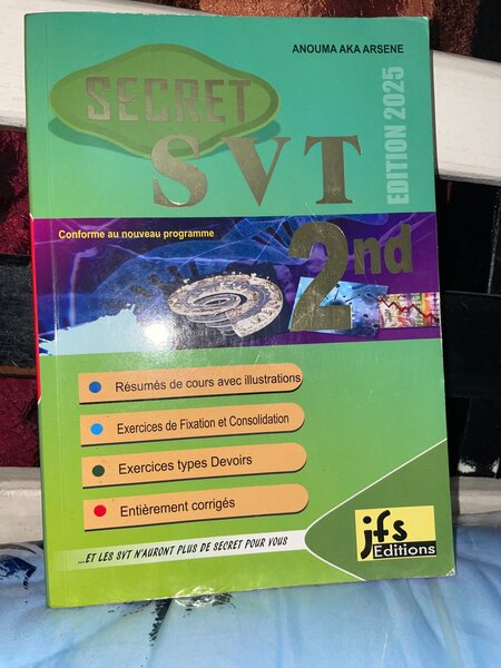 Livre Secret SVT 2nde