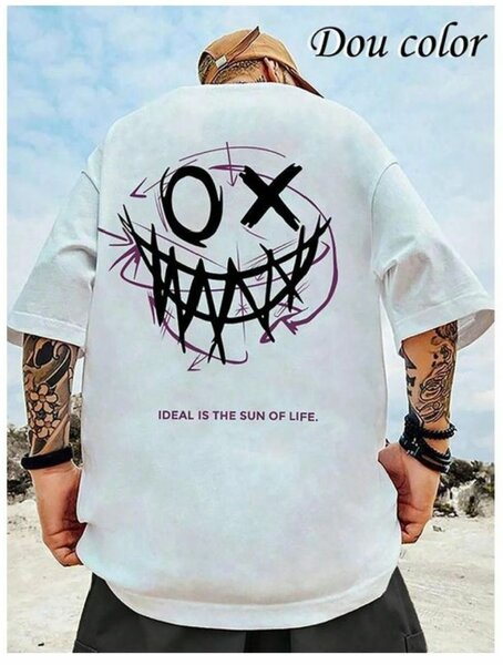 T-shirt graphique unisexe tendance