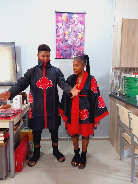 Akatsuki cloaks and Akatsuki female Kimono