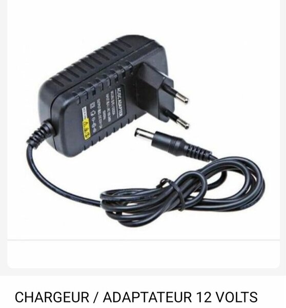 Chargeur adaptateur 12v