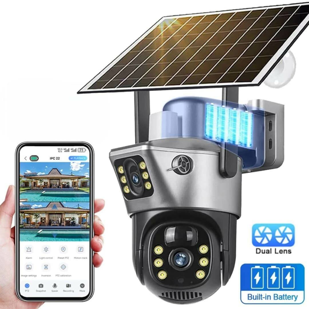 Caméra de surveillance solaire