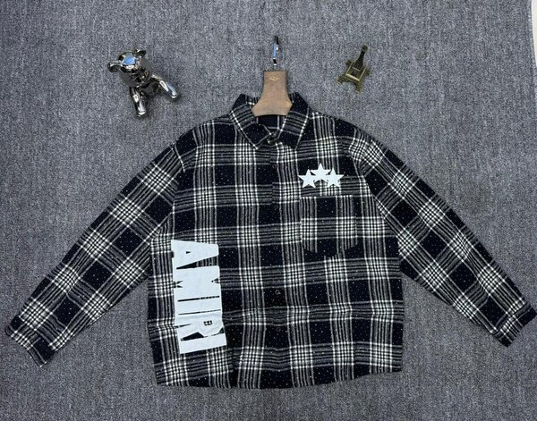 Chemise à carreaux AMIRI