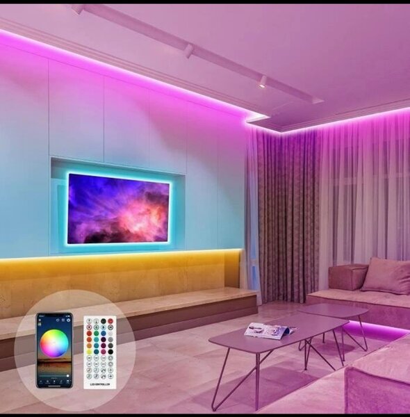 Bande LED RGB avec télécommande